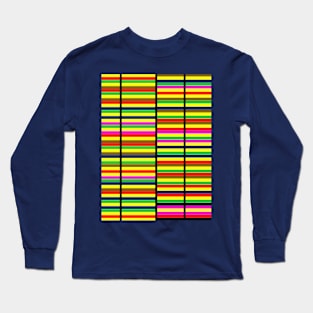 Lines of colors to enliven the day Long Sleeve T-Shirt